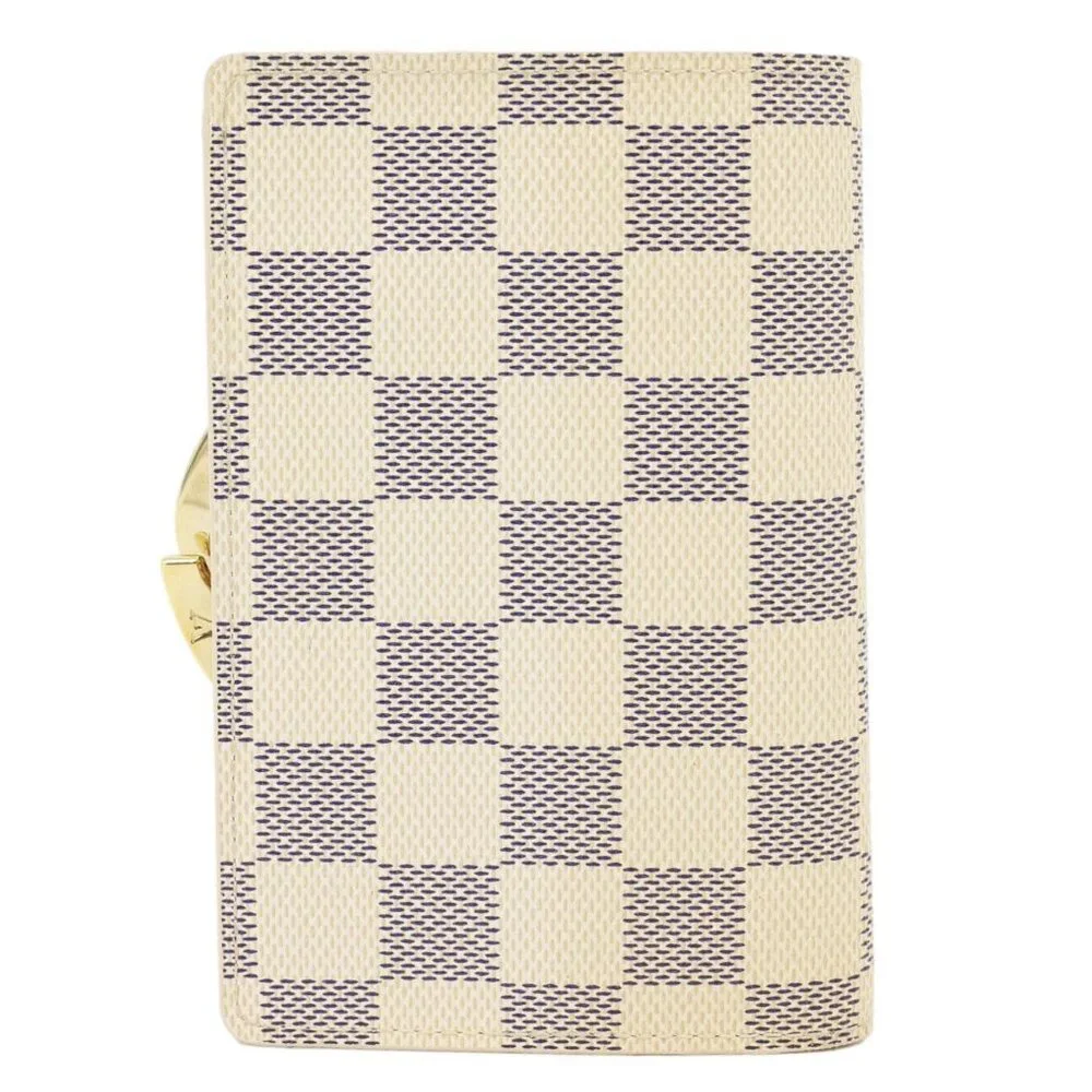 Louis Vuitton  Viennois Damier Azur Bifold Wallet White - Picture 3 of 13